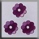 13002 Crystal Treasures-Margarita 6mm Amethyst Ab  (Qty. 3) MAIN